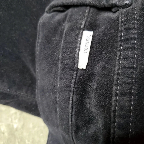 Mother The Charmer Black Velvet Pants - Picture 9 of 10